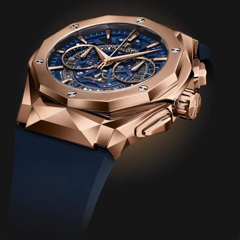 Hublot Classic Fusion Blue Chronograph King Gold 45mm 